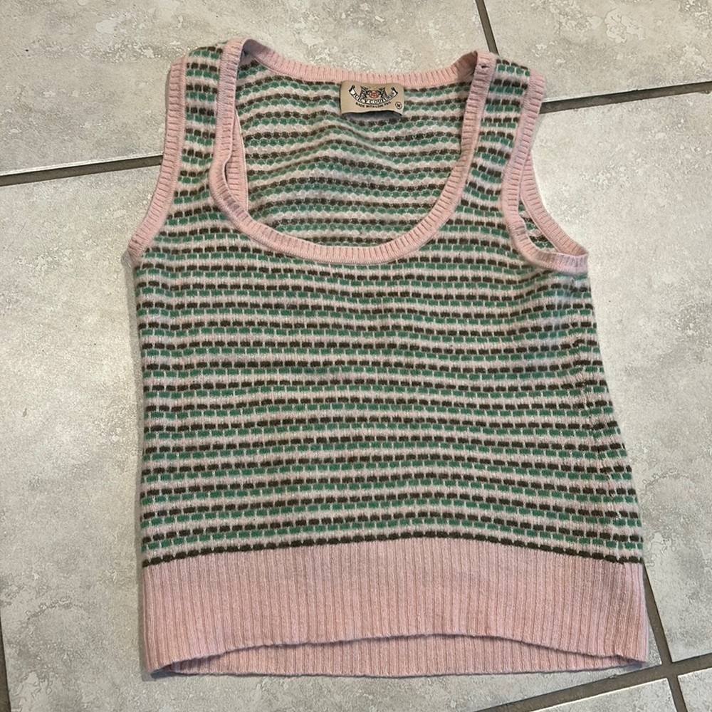 Vintage Juicy Cashmere Sweater Vest